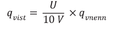 LN0 Berechnung Volumenstromistwert bei 0 – 10 V